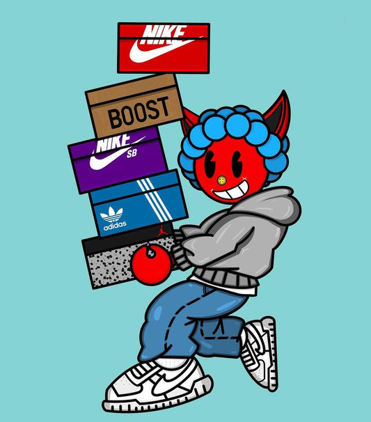 Happy SneakerHead Stickers